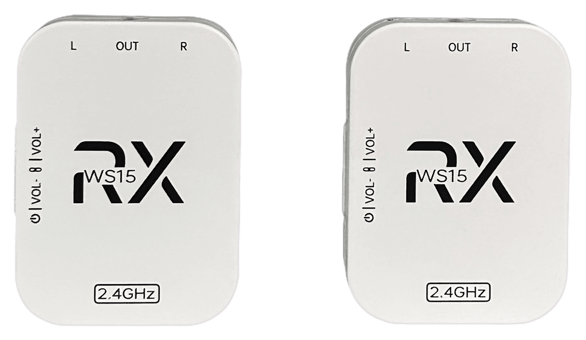 WS15 2.4GHz Wireless Audio In-Ear Monitor Transmission System receivers